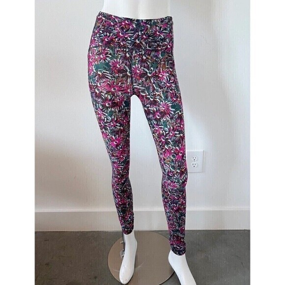 Lululemon Swift Speed High-Rise Tight 28" Fluoro Floral Electric Pink Multi Sz 4 - Picture 5 of 12